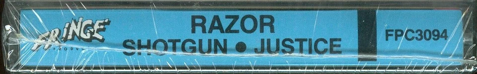 RAZOR Shotgun Justice Tape Orig Canadian Metal Rare Sealed 1990 - Image 3 of 3