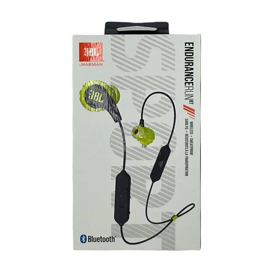 JBL Endurance Run BT Bluetooth Wireless Sport Headphones Headsets Yellow Black eBay