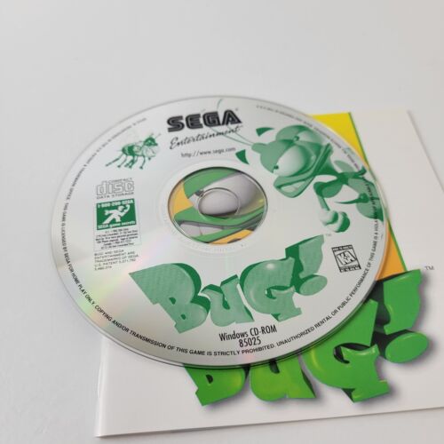 Bug (1996, Sega) PC CD-ROM Game Windows 95/3.1 3D w/ Manual - Picture 3 of 6