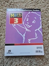 MATH 3 STUDENT MANIPULATIVE PACKET 3RD EDITION By Bob Jones University Press