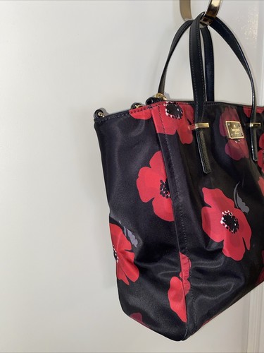 Kate Spade Wilson Road Poppy Alyse Poppy Floral Print Handled Satchel - Picture 3 of 7