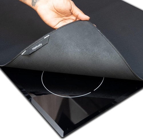 Meliusly Stove Top Covers for Electric Stove 31x24 - Electric Stove Solid Black - Picture 7 of 7