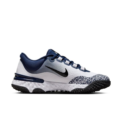 Women Nike Alpha Huarache Elite 4 Turf Shoes Size 9.5 Navy Blue White FD2746 400 - Picture 2 of 24