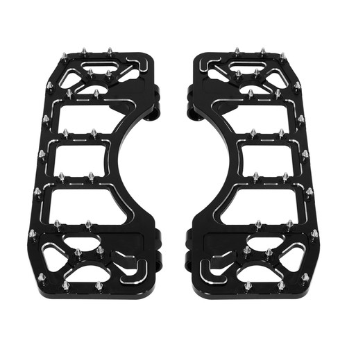 MX Floorboards Stud Driver Passenger Footboards Foot Peg Pedals For Harley FLHX - Picture 9 of 15