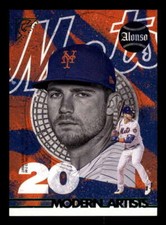 2022 Topps Gallery Modern Artists Green #MA-6 Pete Alonso #200/250 Mets