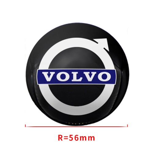 4Pcs 56mm Car Wheel Center Hub Cap Badge Emblem Decal Wheel Sticker For Volvo - Picture 9 of 11