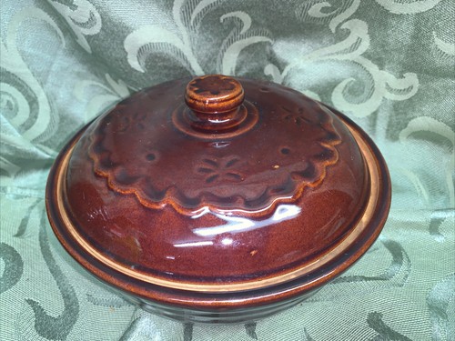 MARCREST OVEN PROOF STONEWARE USA Covered Casserole Dish Vintage - Picture 2 of 7