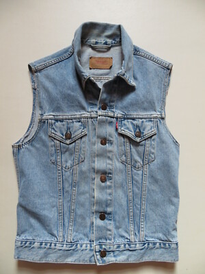 Levi's 70401 Jeans Weste Jeansweste M, Oldschool, SLIM FIT, Vintage  Denim