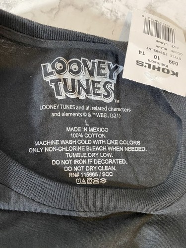 LOONEY TUNES That's All Folks T-Shirt LARGE NEU TAZ Wile Coyote Daffy Duck - Bild 5 von 14