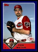 2003 TOPPS #565 PAUL WILSON CINCINNATI REDS