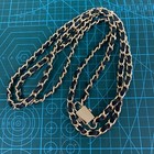 REAL LEATHER PURSE CHAIN STRAP SHOULDER CROSSBODY REPLACEMENT BAG HANDBAG 7mm