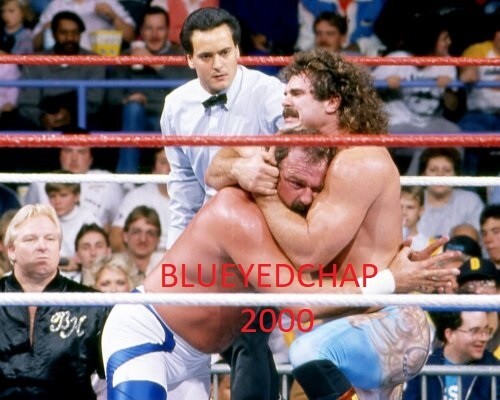 RICK RUDE VS JAKE ROBERTS WRESTLER 8 X 10 WRESTLING PHOTO WCW  WWF - Picture 1 of 1