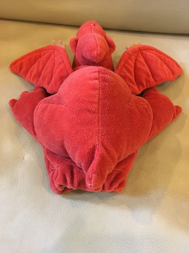 1995 Plush Creations Inc 8” Dinosaur Pterodactyl Plush Hand Puppet Toy - Picture 5 of 6
