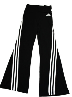 ADIDAS TRAININGSHOSE HOSE H62555 FUTURE ICONS 3 STREIFEN FLARED LEG SLIM FIT 128