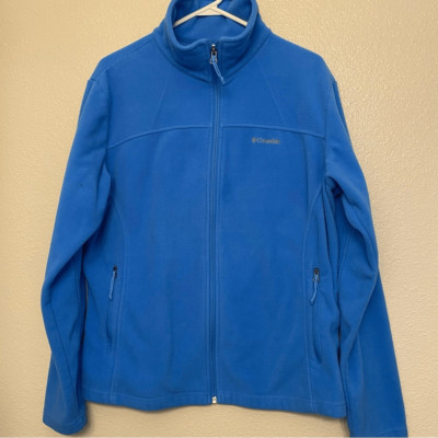 Columbia Benton Springs full zip fleece jacket electric blue XL