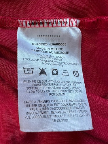 Nike Team USA Olympics Graphic T Shirt Red Dri Fit Mens Size XL Suede Feel Logo - Picture 9 of 10