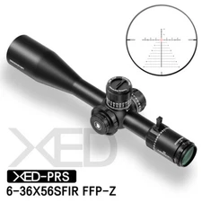 DISCOVERY XED 6-36X56SFIR FFP .50BMG MOA Zero Stop Shooting Hunting Rifle Scope