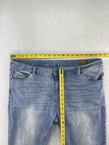 ASOS Mens Size 40x32 Medium Wash Slim Straight Denim Jeans - Picture 5 of 10
