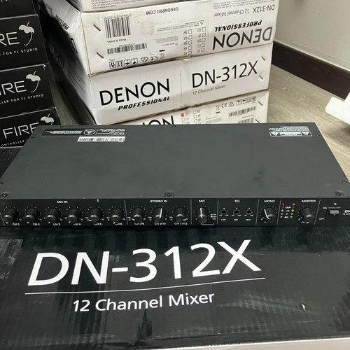 Denon DN-312X 12-Kanal Leitungsmischer mit Priorität GETESTET