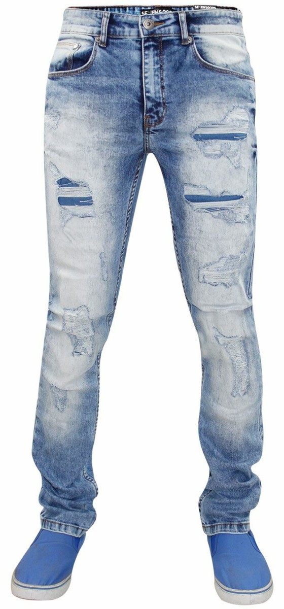 Mens Denim Jeans Super Stretch Skinny Leg Slim Fit Jean Waist 36 32 34 30  Lot | eBay Mens Denim Jeans Super Stretch Skinny Leg Slim Fit Jean Waist 36 32 34 30  Lot | eBay