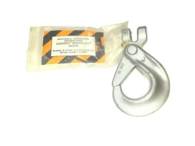 New Crosby Shur-Loc 1091718 CLV GR 100 Hoist Hook 1/4-7 GA New Crosby Shur-Loc 1091718 CLV GR 100 Hoist Hook 1/4-7 GA
