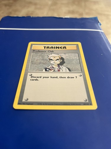 1999 Pokemon Base Set Trainer Professor Oak Shadowless Uncommon 88/102 NM/LP - Picture 2 of 3