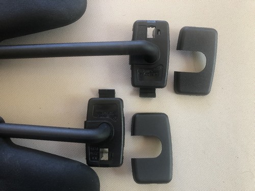 2008-2015 Mercedes W204 C250 C300 RIGHT & LEFT Side Sun Visor Set Black OEM - Picture 21 of 24