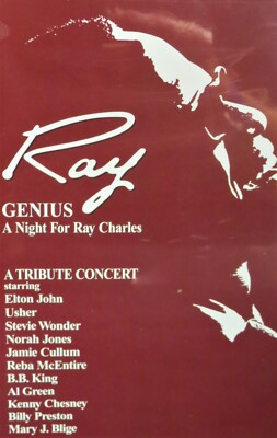 Ray Charles,Genius A Night Live, New DVD,Elton John,Usher,Stevie Wonder,B.B King