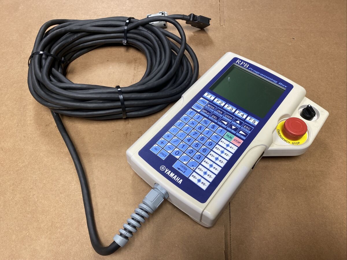 Yamaha RPB Robot Programming Box Teach Pendant RPB-200 FAST Yamaha RPB Robot Programming Box Teach Pendant RPB-200 FAST