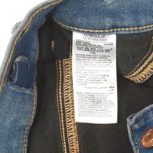 Old Navy Girls Ballerina Jeggings Medium Wash Jeans Girls Youth Size 12 Regular - Picture 9 of 9