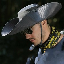 Brim Boonie Hat UPF 50+ Mesh Bucket Outdoor Cap Tactical Camo 15CM Width