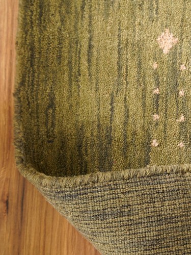 Eco-Friendly Hand Knotted Loom Wool Area Rug Contemporary Green BBH Homes BBL005 - Picture 107 of 143