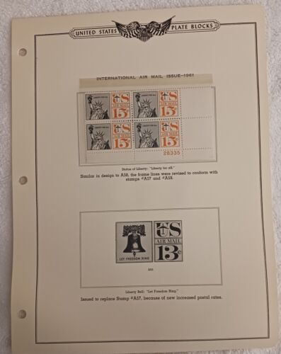 U.S - LOT OF PLATE BLOCKS ON ALBUM PAGES - MNH #852 - Picture 3 of 8