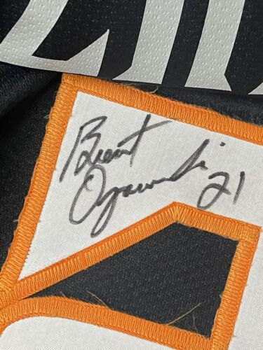 Camiseta deportiva de hockey auténtica firmada por Brent Ozarowski #21 Memphis Riverkings CHL talla 56 - Imagen 3 de 17
