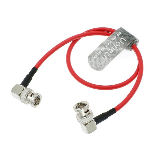 12G SDI Flexible Coaxial Cable BNC Male to Male Right Angle for RED Komodo 75Ohm