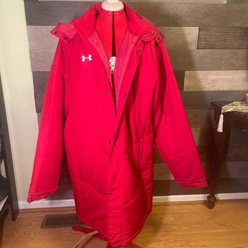 Under Armour Cold Gear Infrared Men's Insulated Cold Weather Red Coat XXL NWT - Picture 10 of 19