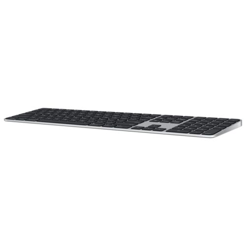 TASTIERA ORIGINALE APPLE MAGIC CON TASTIERA NUMERICA E TOUCH ID - NERO MMMR3B/A - Foto 4 di 4