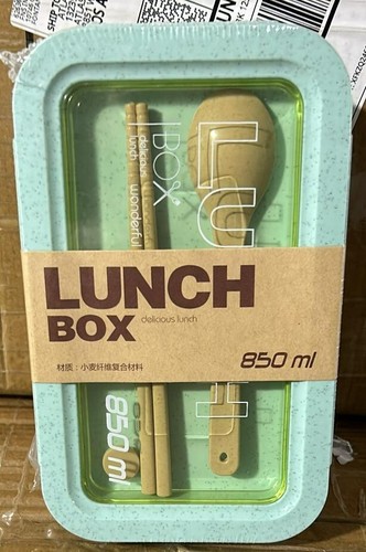 Kids Food Container Storage w/2 Compartment for Adult Leakproof Bento Lunch Box - Picture 13 of 13