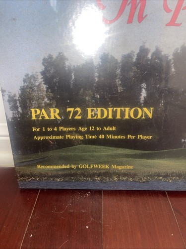 1986 In Pursuit Of Par Contemporary Manufacture Board & Traditional Games - Picture 2 of 4