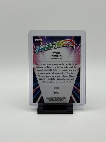 2024 Topps Chrome - Future Stars Tyler Nubin #FS-18 rifrattore (RC) - Foto 2 di 2