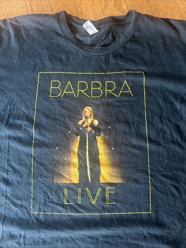 Barbara Streisand T-shirt size large 2012 concert Black - Picture 2 of 6