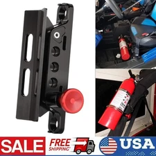 Quick Release Roll Bar Fire Extinguisher Mount Holder For Jeep Wrangler Black