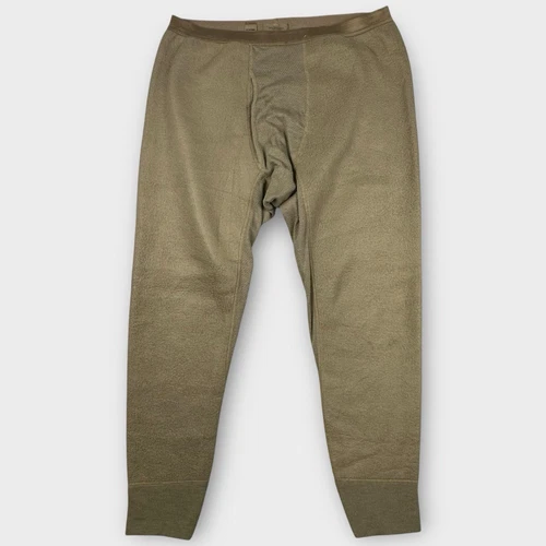 USGI Midweight Insulated Drawers LARGE REG Green Peckham Flame Resistant FR