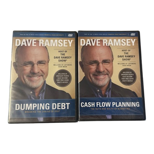 Dave Ramsey DVDs - Dumping Debt & Cash Flow Planning Financial Peace NEW - Picture 1 of 2