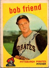 1959 Topps #460 Bob Friend