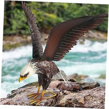  Garden Sculpture & Statue, Bald Eagle Large Outdoor Statues Metal Swooping