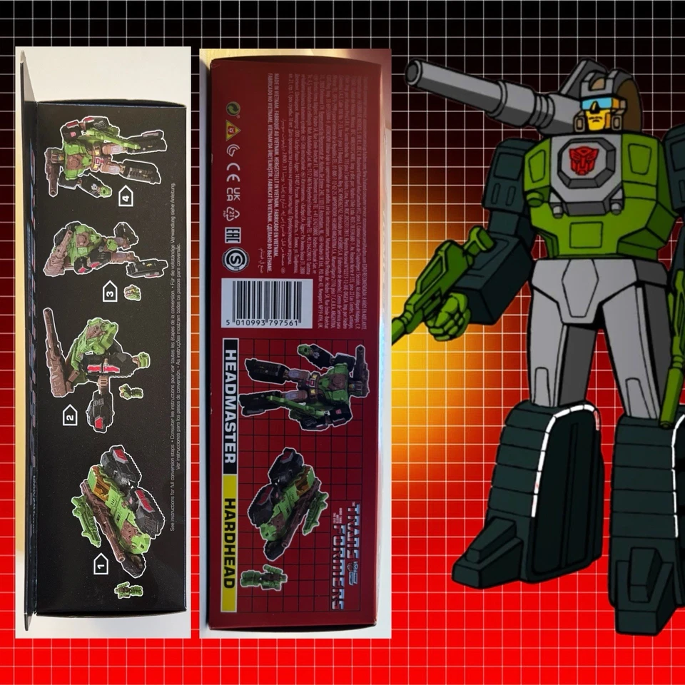 Transformers Headmaster Hardhead & Duros G1 Retro figure MISB Walmart 2021 - Image 4 of 4