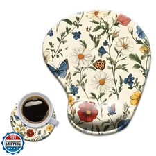 HOPONY Gel Wrist Rest Mouse Pad-Ergonomic Office Mousepad with Wr