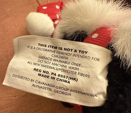 3er Set Vintage Plüsch Furby Weihnachtsschmuck 1999 EUC - Bild 7 von 9