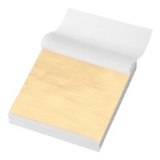 400 Pcs Gold Leaf Sheets 5.5" x 5.5" Foil Sheets for Crafts,Copper Foil Color